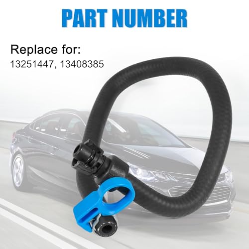 AUTOBABA Engine Coolant Inlet Hose for Radiator Upper Inlet Coolant Hose Compatible with 2011-2015 Chevrolet Cruze 1.4L, 2016 Chevy Cruze Limited Replace for 13251447 13408385 - Image 3