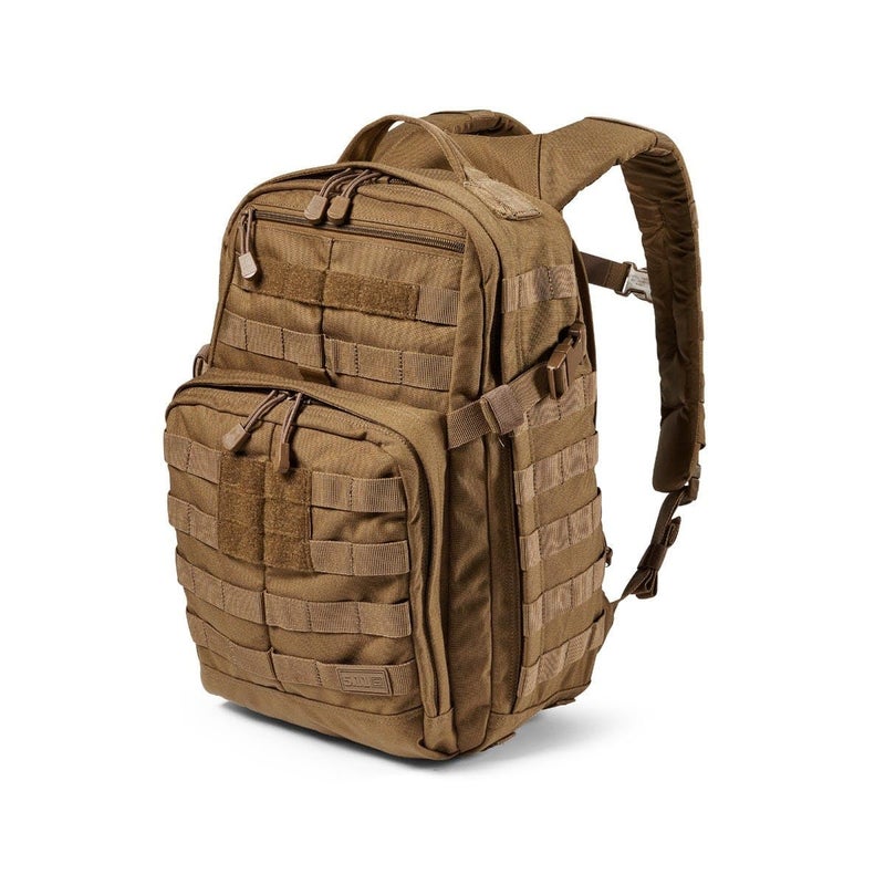 5.11 Tactical Backpack, RUSH 12 2.0 Military Survival Molle Back Pack with Laptop Compartment, Small, 24L, Kangaroo, Style 56561ABR - Image 1
