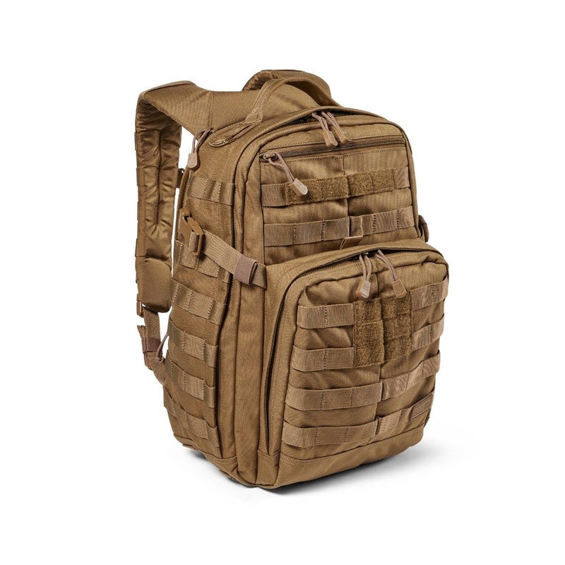 5.11 Tactical Backpack, RUSH 12 2.0 Military Survival Molle Back Pack with Laptop Compartment, Small, 24L, Kangaroo, Style 56561ABR - Image 2