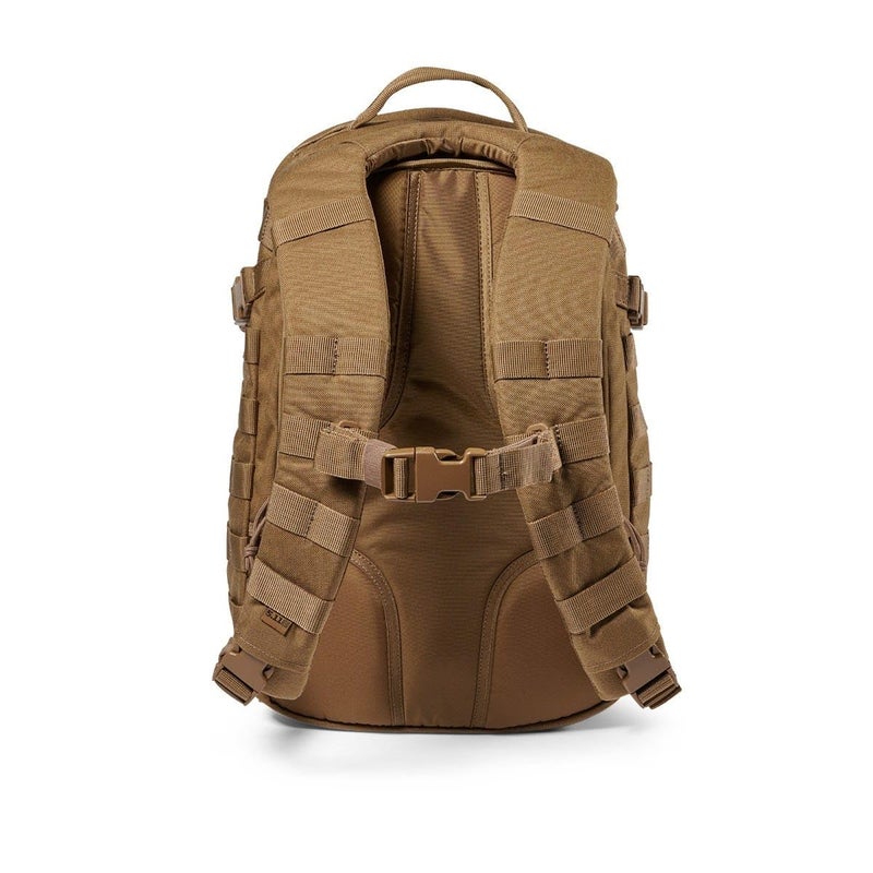 5.11 Tactical Backpack, RUSH 12 2.0 Military Survival Molle Back Pack with Laptop Compartment, Small, 24L, Kangaroo, Style 56561ABR - Image 4