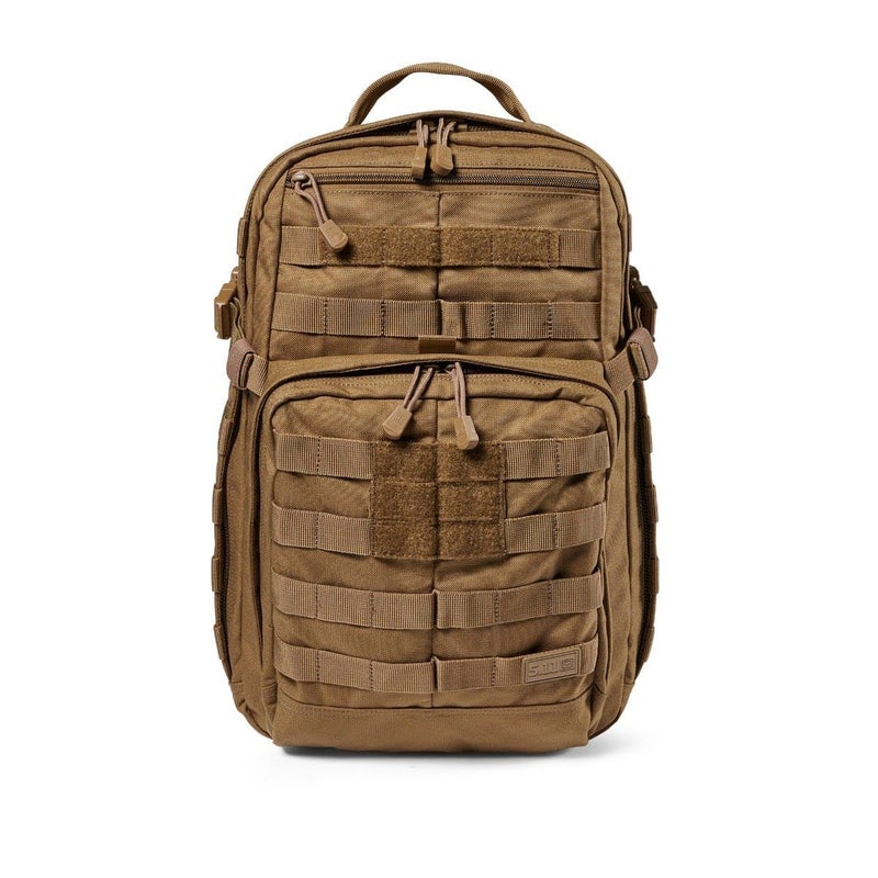 5.11 Tactical Backpack, RUSH 12 2.0 Military Survival Molle Back Pack with Laptop Compartment, Small, 24L, Kangaroo, Style 56561ABR - Image 3