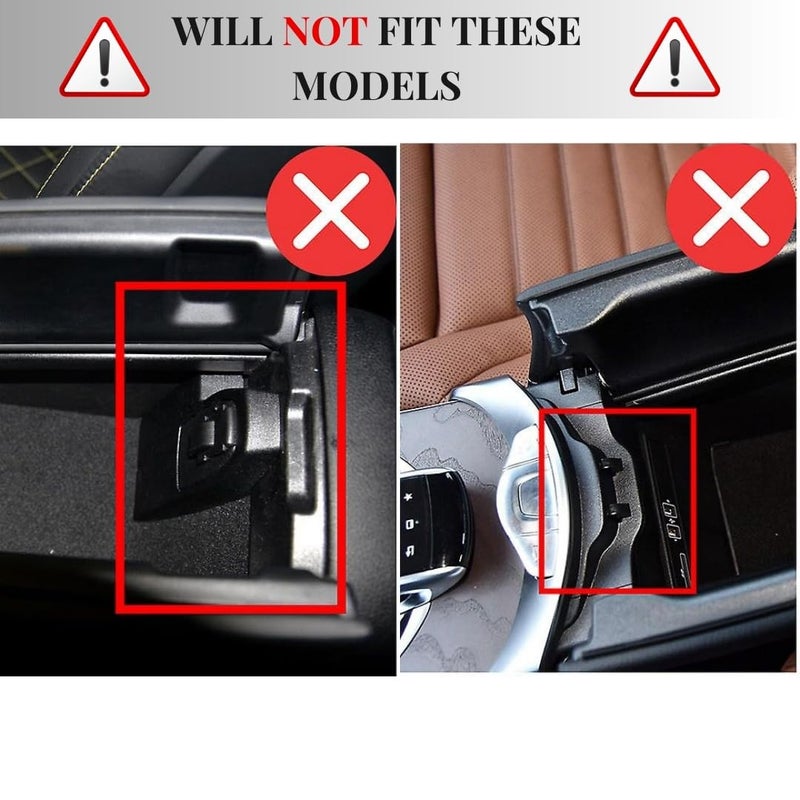 TRX AUTO Center Armrest Console Organizer For Mercedes Benz C Class & GLC 2015 to 2019| Center Storage Box Organizer Tray | Mercedes Benz Accessories - Image 5