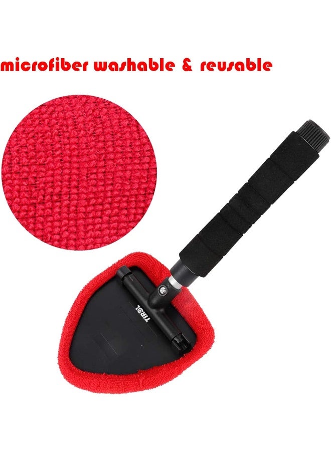 MGGi Windshield Cleaner Tool, Extendable Handle and Adjustable Triangular Shape Window Windshield Cleaner Kit - Image 5