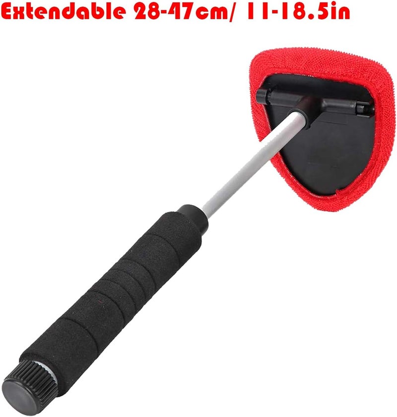 MGGi Windshield Cleaner Tool, Extendable Handle and Adjustable Triangular Shape Window Windshield Cleaner Kit - Image 4