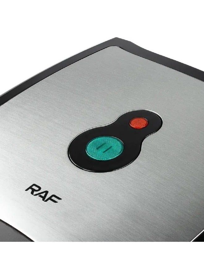 RAF Sandwich Maker, 1400 Watt, 3 Plate, Silver - R-236 - Image 4