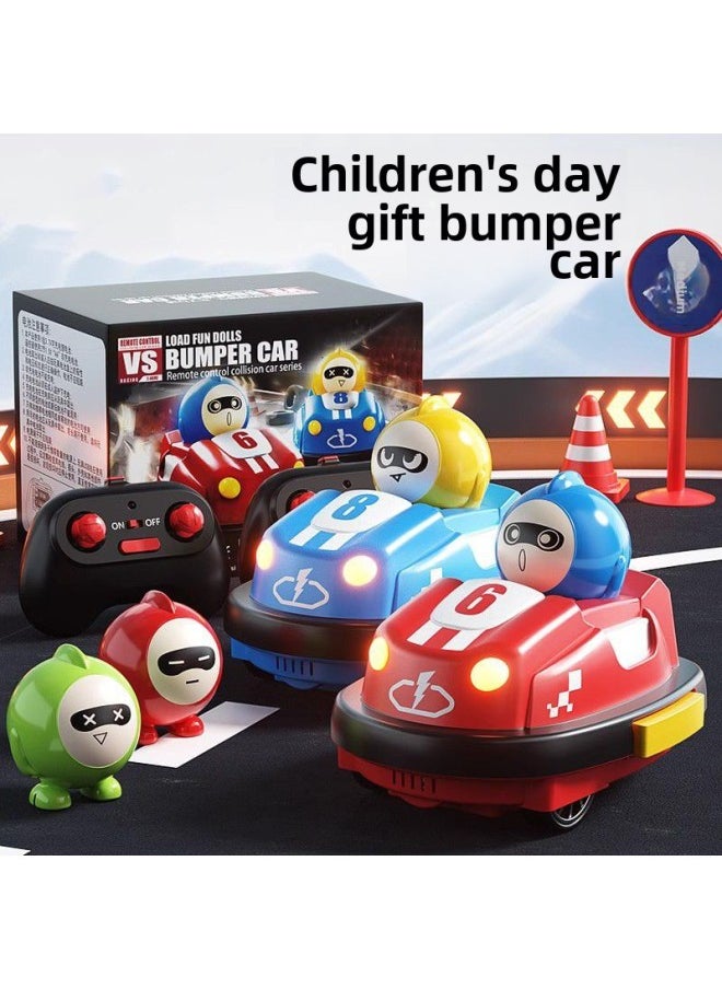 Generic [Direct Supply] Multi-player Battle Automatic Demonstration Remote Control Car Parent-child Interactive Bumper Car Toy Electric Remote Control-Color:Battle Ejection Kart Racing [light And Music Model]  - Image 2
