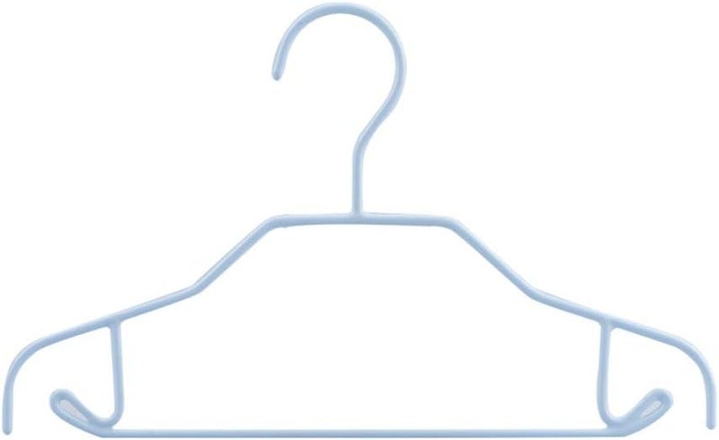 Clothing Hangers Non Slip Clothes Hangers Space Saving Clothes Hangers Durable Hangers,Material Environmentally Friendly,for Coat Jackets Shirts Sweaters Dresse,Blue-40 Pack - Image 1