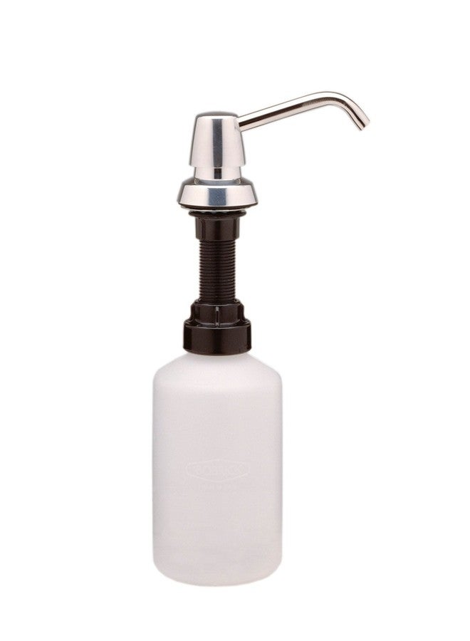 Bobrick 8221 ABS Plastic Lavatory Mounted Soap Dispenser, Bright Finish, 20 fl oz Capacity, 3-1/4" Diameter x 11-1/4" Height