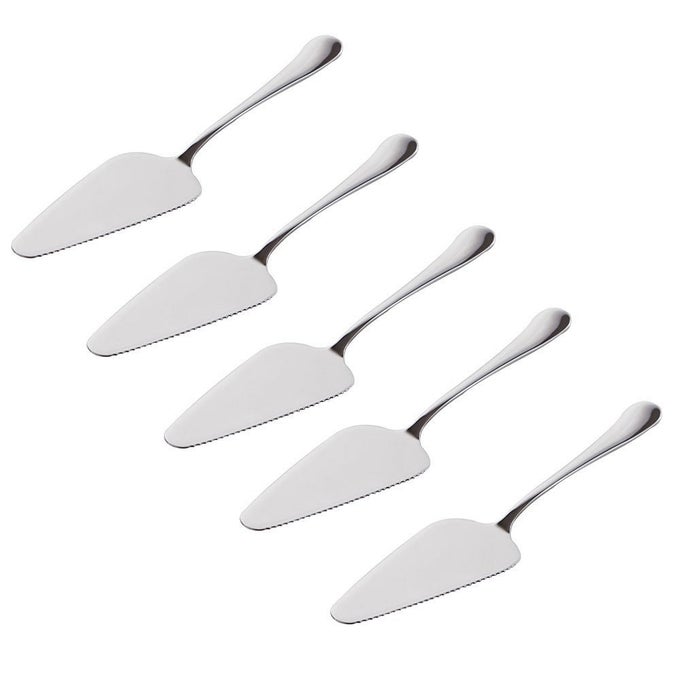PACK OF 5 STAINLESS STEEL PIE PIZZA CAKE PASTRY SERVER 89INCH PIE PIZZA CAKE DESSERT SHOVEL CUTTER