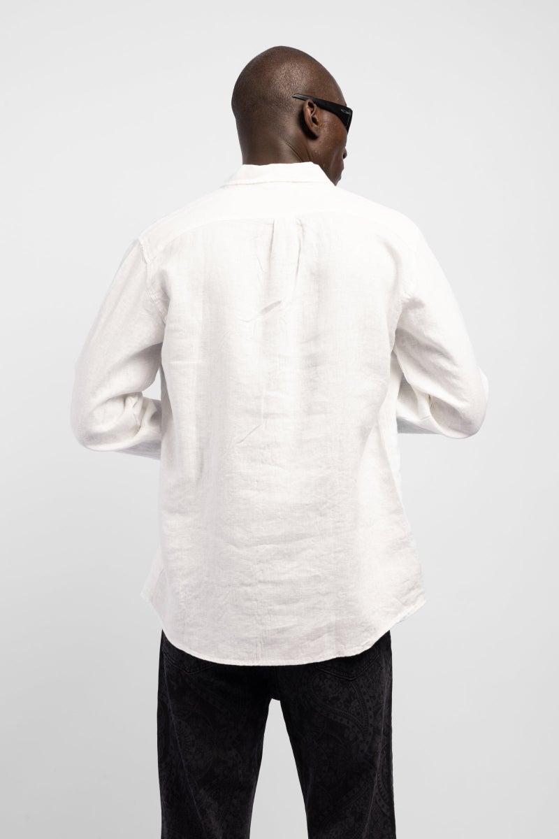 Catch C Detailed Linen Shirt - Image 4