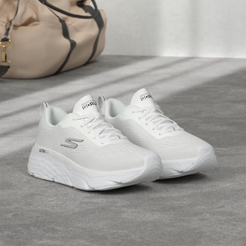 Skechers Women's Max Cushioning Elite-Destination Point Running Shoes, White, 7 - Image 2