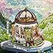 Kisoy DIY Miniature House Kit Tiny House Building Kit with Furniture and LED Light for Adults and Teens DIY Mini House Craft Kit DecorationsGifts for Family and FriendsHanging Garden - Image 4
