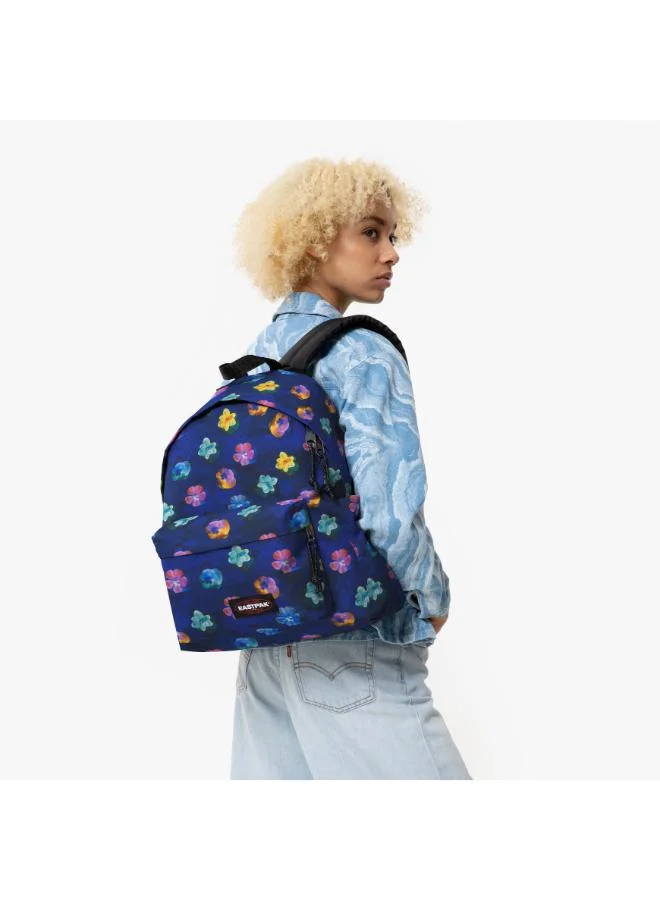 ايستباك Day Pak'R Flowerblur Navy Medium backpack with bottle holder and laptop sleeve - EK0A5BG42O41