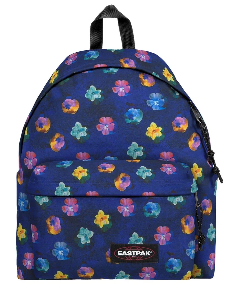 Day Pak'R Medium Unisex Backpack (With Bottle Holder & Laptop Sleeve) - Flowerblur Navy