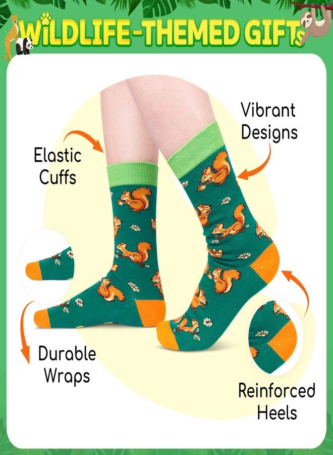 Zmart Funny Squirrel Lover Gifts - Squirrel Socks for Women Men, Cute Animal Socks for Teen Girls Boys - Image 2