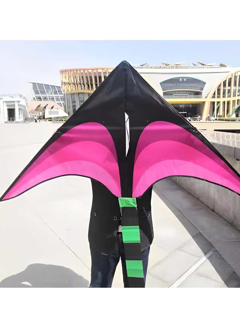 Maanys Kite for Kids, 160x80cm Large Flying Toy, Beach Toys for Boys & Girls, Single Line Easy-to-Fly Kite with Handle, Outdoor Fun for All Ages - Image 5