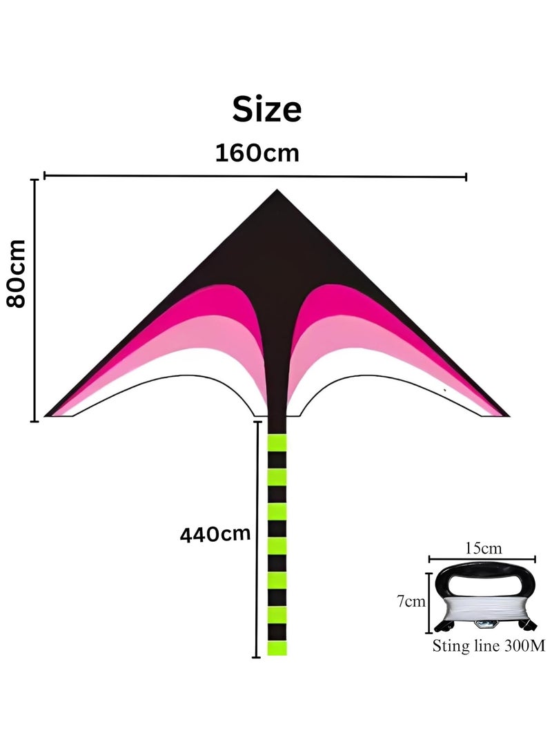 Maanys Kite for Kids, 160x80cm Large Flying Toy, Beach Toys for Boys & Girls, Single Line Easy-to-Fly Kite with Handle, Outdoor Fun for All Ages - Image 4