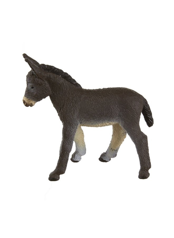 Safari Ltd. Donkey Figurine Detailed 4" Plastic Model Figure Fun Educational Play Toy For Boys Girls & Kids Ages 3+  - Image 2