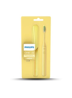 PHILIPS SONICARE Philips One by Sonicare Battery Toothbrush Mango Yellow HY1100/02  - Image 3