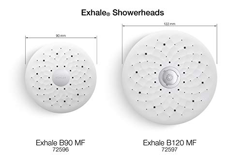 KOHLER Kohg9 K72597SN Exhale B120 20 Gpm Multifunction Showerhead Vibrant Polished Nickel - Image 3
