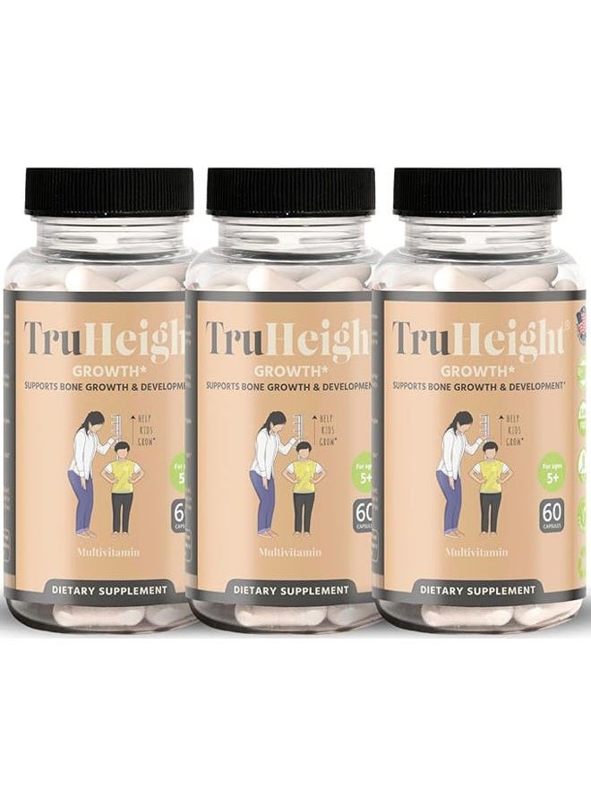 AmmoniaSport Growth Capsules - Natural Growth & Development Supplement for Kids & Teens - Endorsed by Pediatricians - Vitamin D, K, Calcium & Ashwaganda - Bone Strength Capsules - Kids Vitamins - Ages 5+  - Image 1
