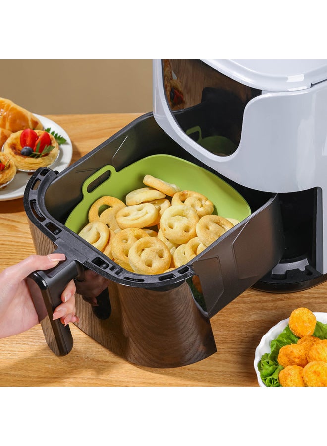 Daily Use Kitchen Utensils/baking Tray/baking Tray Oven Safe Non-stick Coating Easy Cleaning Baking Sheet-Specifications:Round Green - Image 3