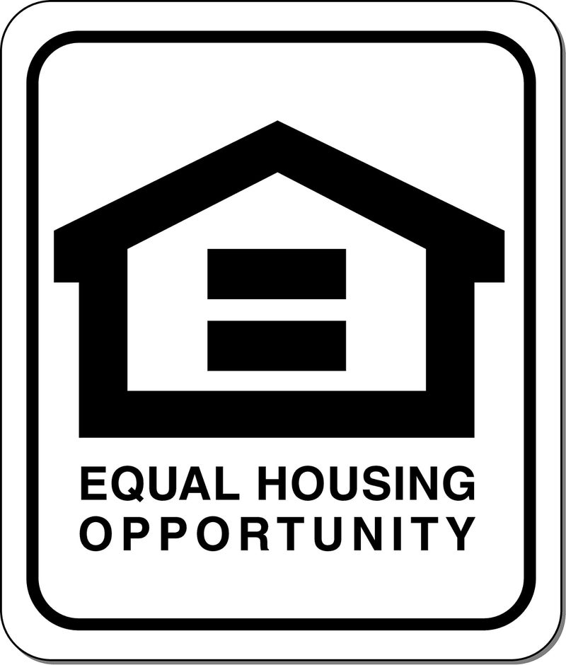 Work House Signs equal housing opportunity logo Aluminum Composite Outdoor Sign 8.5" x10" - Image 4