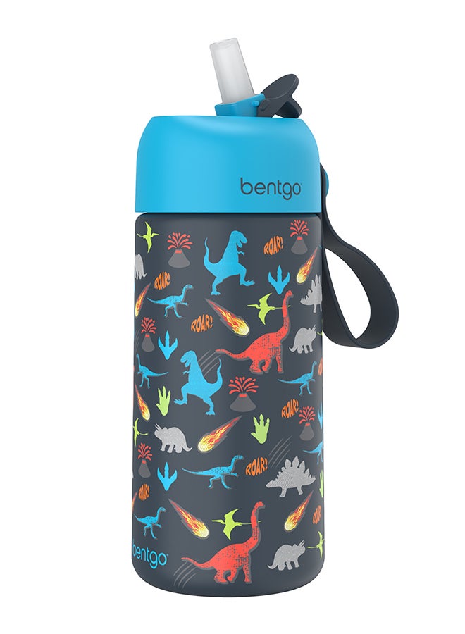 Bentgo Stainless Steel Insulated Watter Bottle 413 Ml - Dino - Image 1
