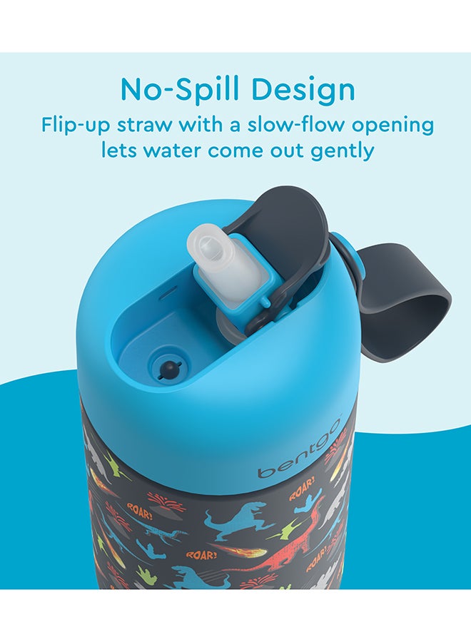 Bentgo Stainless Steel Insulated Watter Bottle 413 Ml - Dino - Image 5