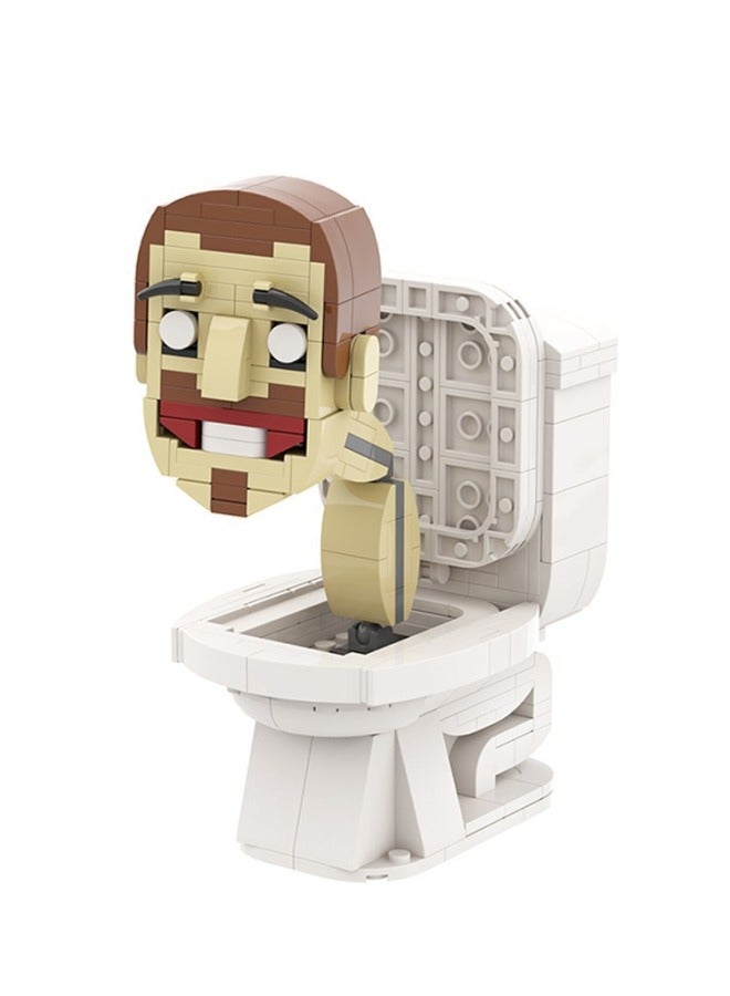 Creative MOC Toilet Man VS Monitor Man Battle Robot Audio Man Tv Man Compatible With Assembled Building Blocks-Color:MOC1311-titan Speaker  - Image 4