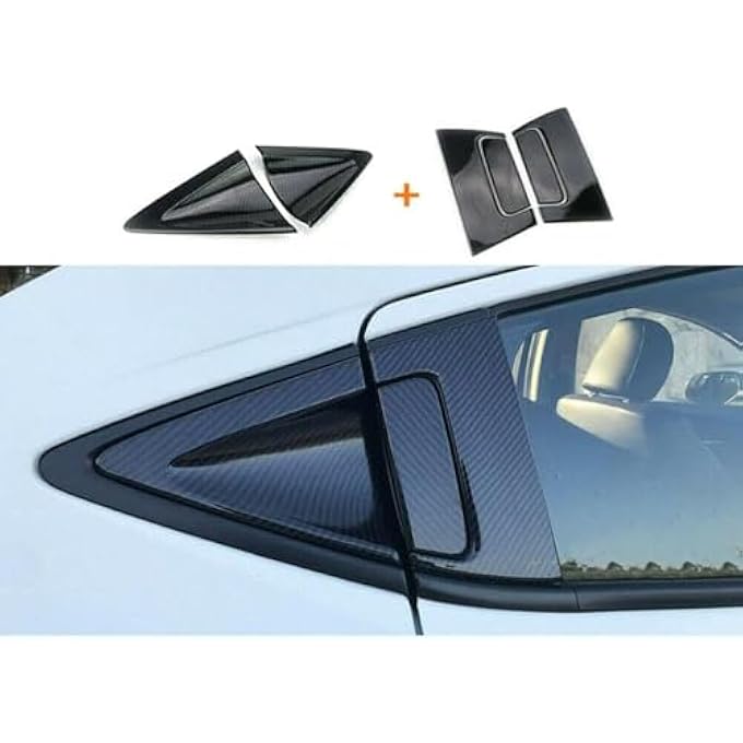 ريحني ملصق غطاء لوحة الغطاء بنمط ألياف الكربون متوافق مع ملحقات هوندا HRV 2022 2021 2016 2017 2018 2019 و2020 Vezel - Image 2