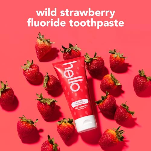 hello Wild Strawberry Kids Toothpaste with Fluoride, Strawberry Toothpaste for Kids, Safe for Ages 2 and Up, Helps Prevent Cavities, Strengthen Enamel, and Polishes Teeth, ADA Approved, 3 Pack, 4.2 Oz - Image 3