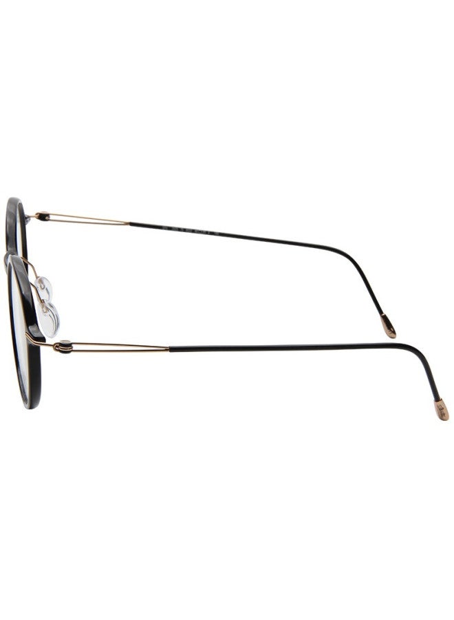 Silhouette Optical Eyeglass Frame Uni Black Frame With Gold And Black Temples 2925 75 9022 48mm - Image 2