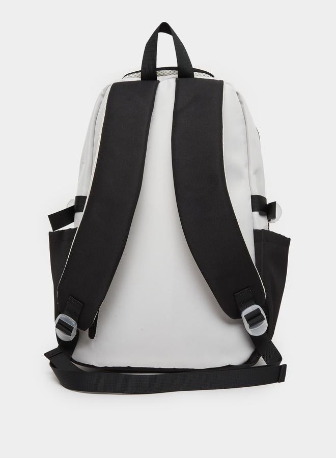 Styli Color Block Backpack with Mini Purse - Image 2