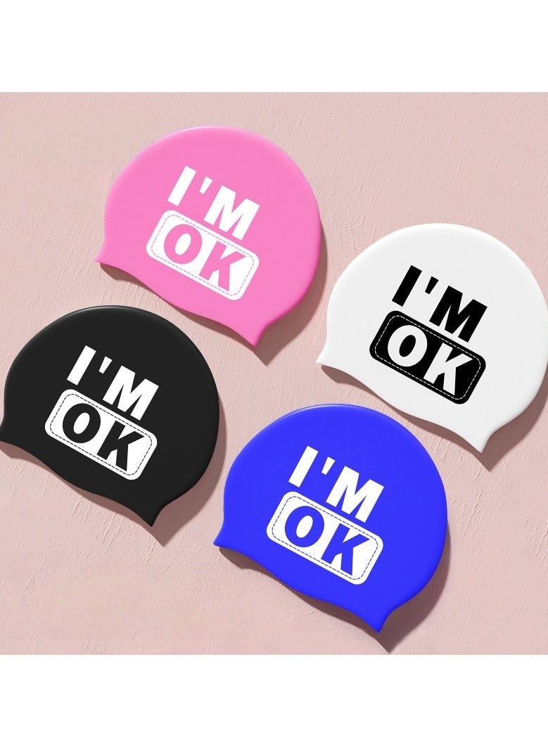 Nariele New High Stretch Adult Swimming Cap - Image 2