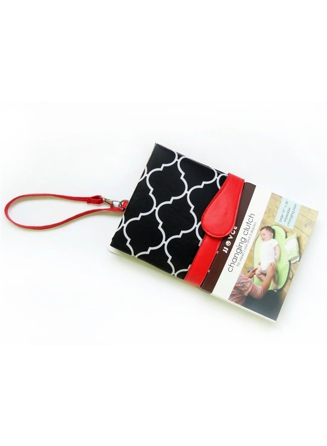 Portable Waterproof Diaper Changing Pad，Portable Changing Pads- Waterproof Foldable Baby Diaper Changer Travel Bag, Smart Design Baby Changing Mat, Great for Newborn Girls  Boys  for Travel  - Image 2