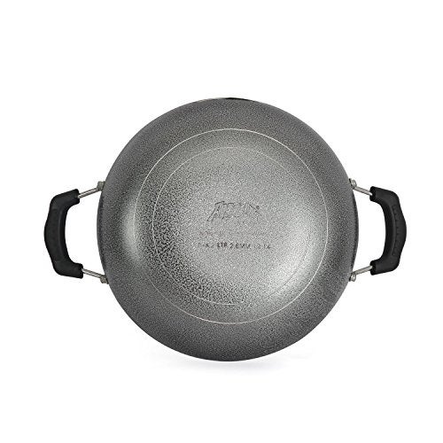 Anjali Aluminium Non Stick Kadhai with Stainless Steel Lid & 2 Side Handles Non-Stick Coating, and Durable Construction for Easy Cooking 1.5 Litre-DKD15 - Image 4