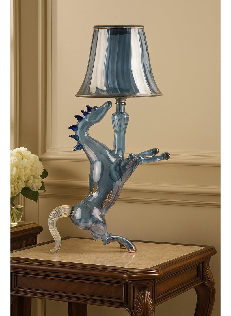 Roza lighting Blue Horse Table Lamp - Image 2