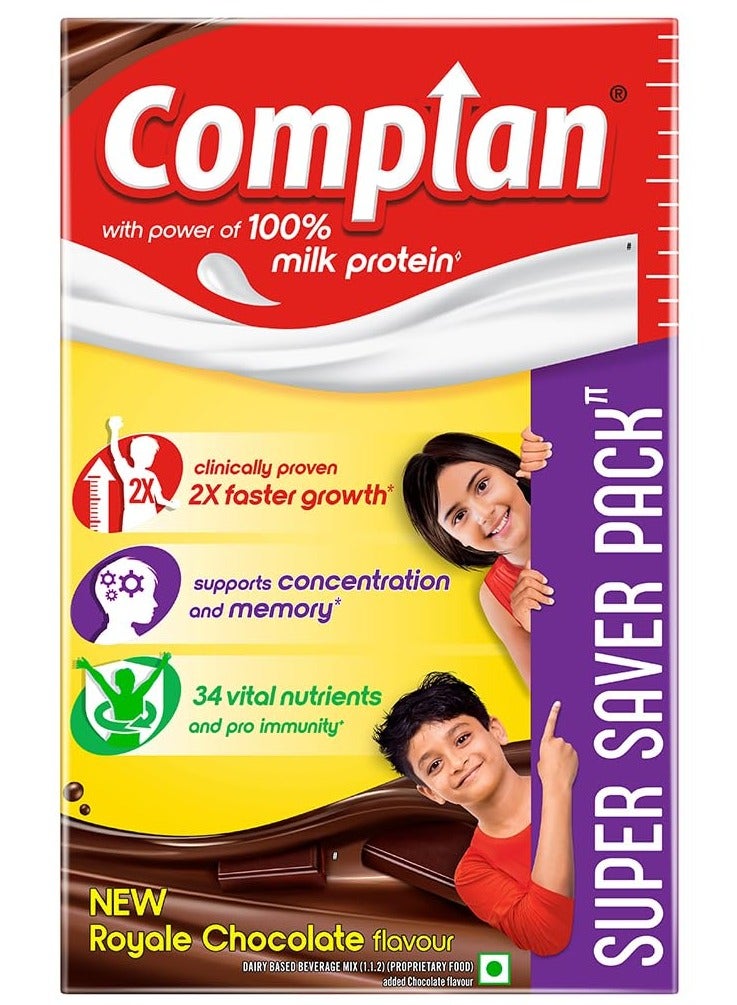 Complan Nutrition and Health Drink Royale Chocolate 750g, Refill - Image 1