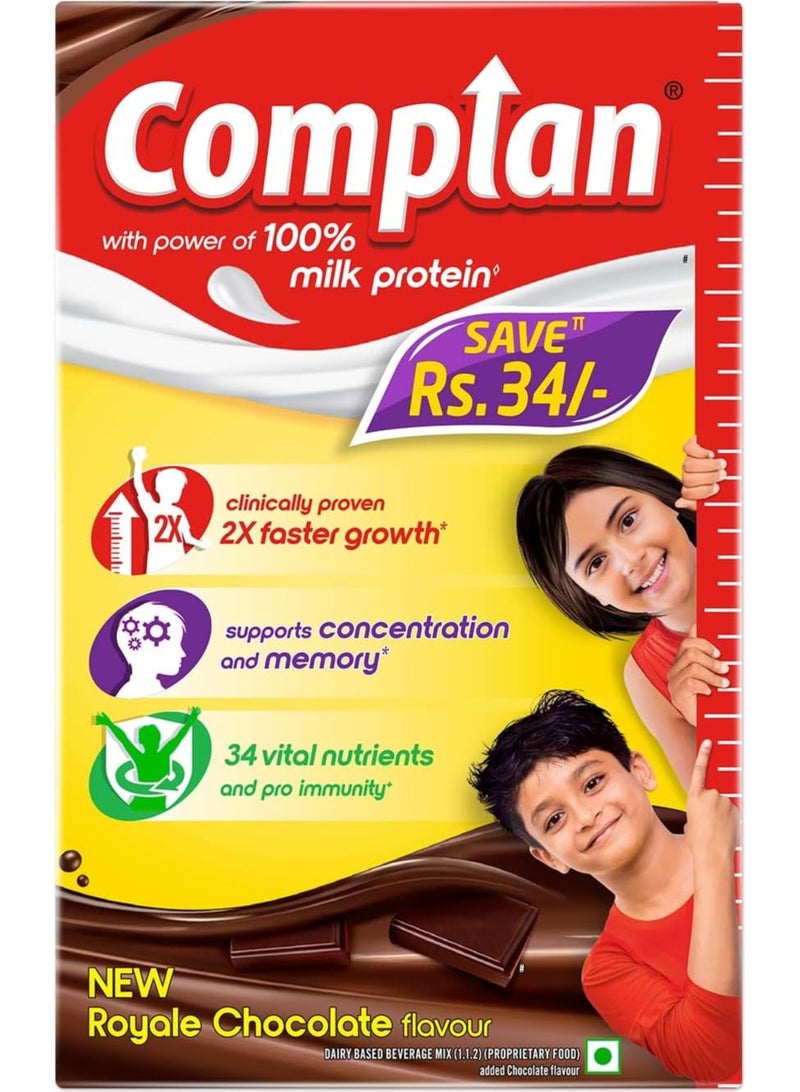 Complan Complan Nutrition and Health Drink Royale Chocolate 750g, Refill  - Image 2
