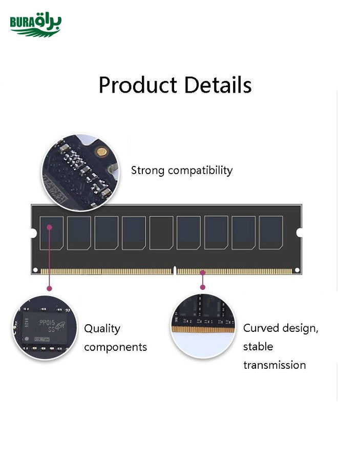 BURAQ JingHai DDR4 4G Low Pressure Version 1.2V Desktop RAM(2666MHz)  - Image 4