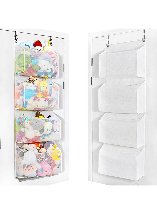 Toread Upgraded Over the Door Stuffed Animal Organiser - Original Design & Patented, Adjustable No-Damage Hooks, Stuffy storage 3D Design with 50% More Capacity, Perfect for Stuffed Animal Storage - Image 1
