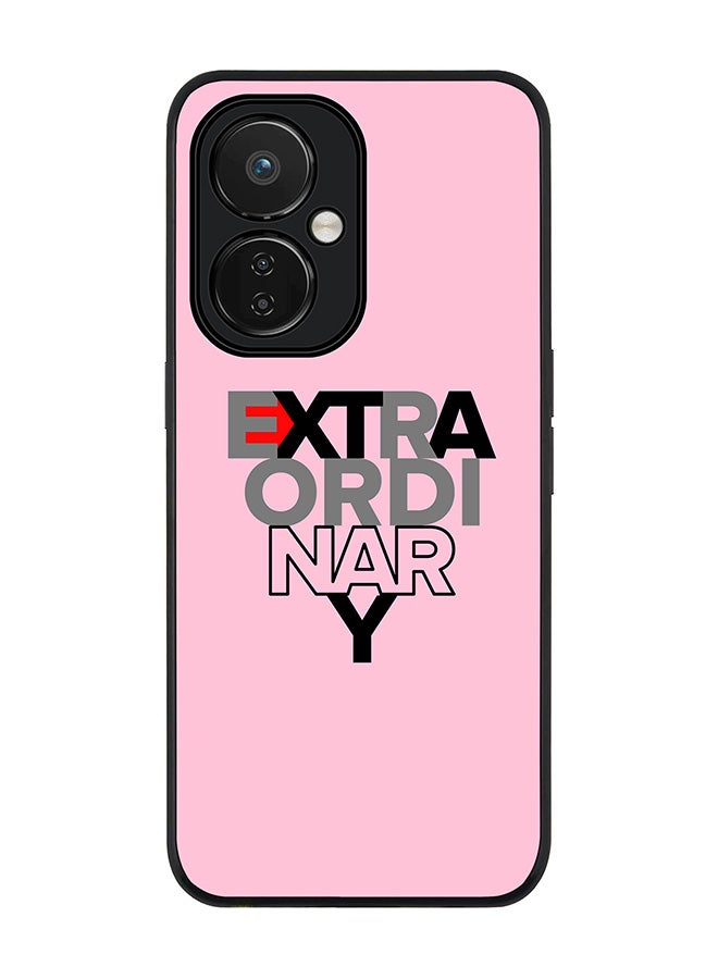 Stylizedd Rugged Black edge case for Nord CE 3 Lite Slim fit Soft Case Flexible Rubber Edges Anti Drop TPU Gel Thin Cover - Extraordinary - Image 1