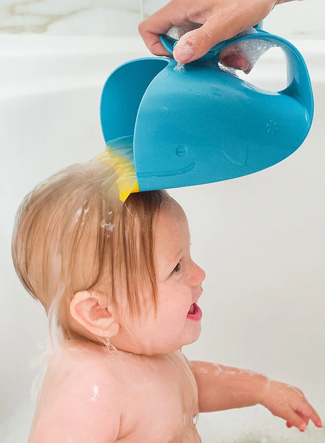 سكيب هوب Moby Bath Rinse Cup Tear - Free Waterfall Rinser, Blue