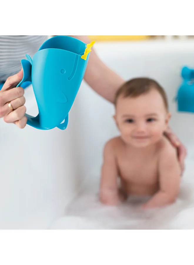 سكيب هوب Moby Bath Rinse Cup Tear - Free Waterfall Rinser, Blue