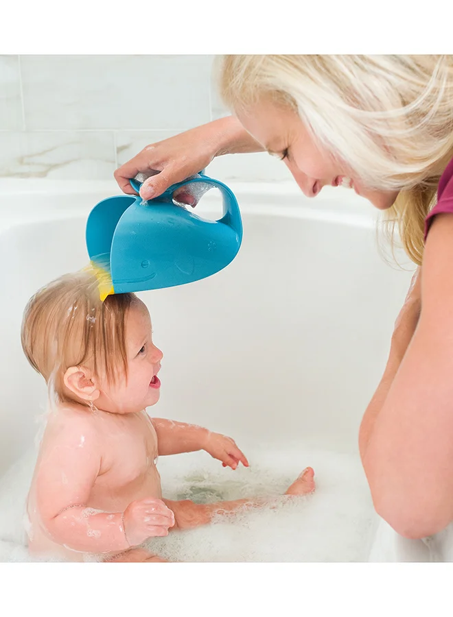سكيب هوب Moby Bath Rinse Cup Tear - Free Waterfall Rinser, Blue