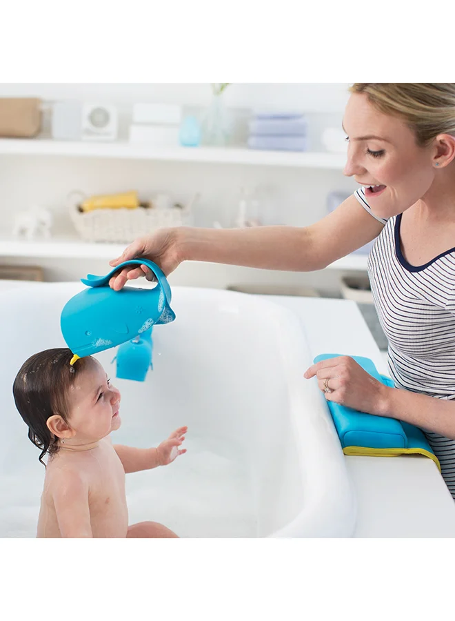 سكيب هوب Moby Bath Rinse Cup Tear - Free Waterfall Rinser, Blue