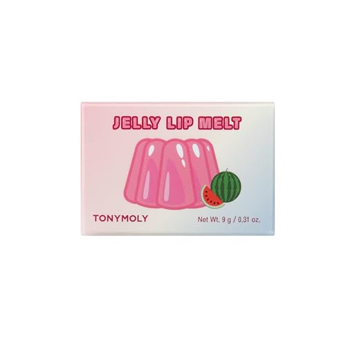 TONYMOLY Jelly Lip Melt – Watermelon Gloss, Moisturizing & Hydrating Korean Lip Balm, Nourishing Treatment, 0.31 oz - Image 2
