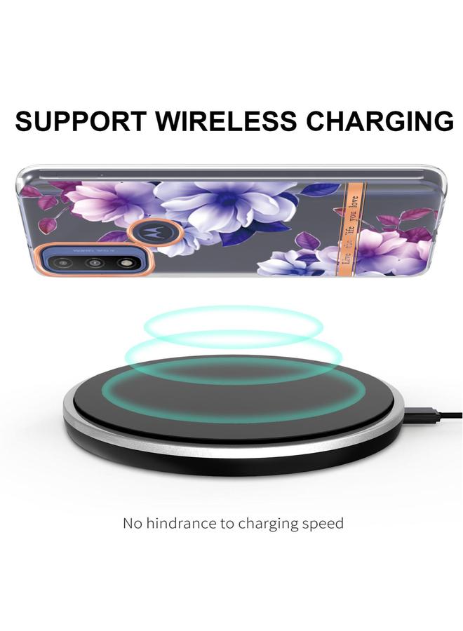 اس-توب جراب لهاتف Motorola Moto G من سلسلة الزهور والنباتات النقية IMD TPU - Image 3