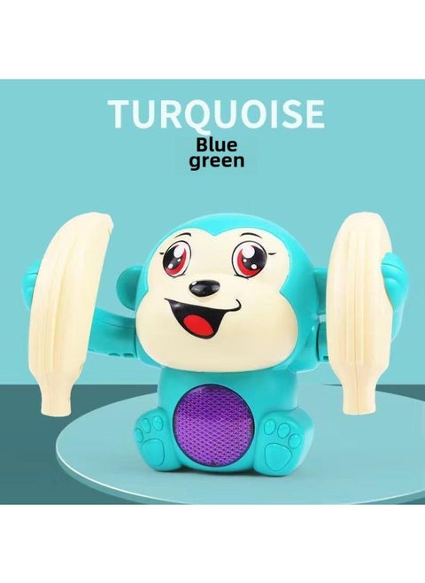 Baby Baby Sound Moving Tumbling Monkey Puzzle Sound And Light Electric Tumbling Monkey Boy Girl Crawling Heel Toy-Color:Voice-controlled Tumbling Monkey ]-Specifications:Configuration